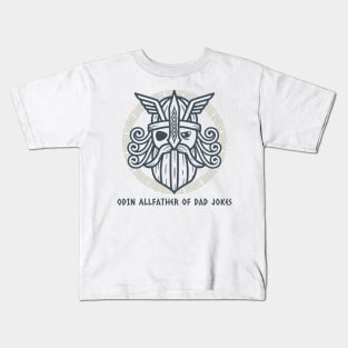 Odin allfather of dad jokes Kids T-Shirt